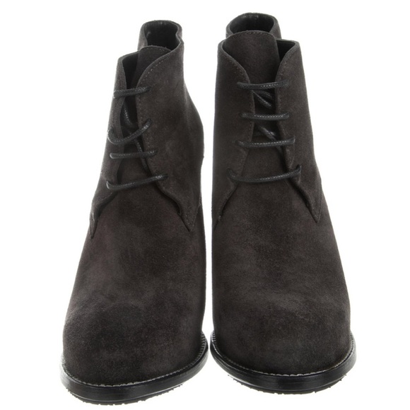 Opening Ceremony Suede Round Toe Ankle Booties - Picture 3 of 12